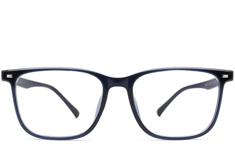 Rectangular Blue TR90 Glasses #BS0420-0049