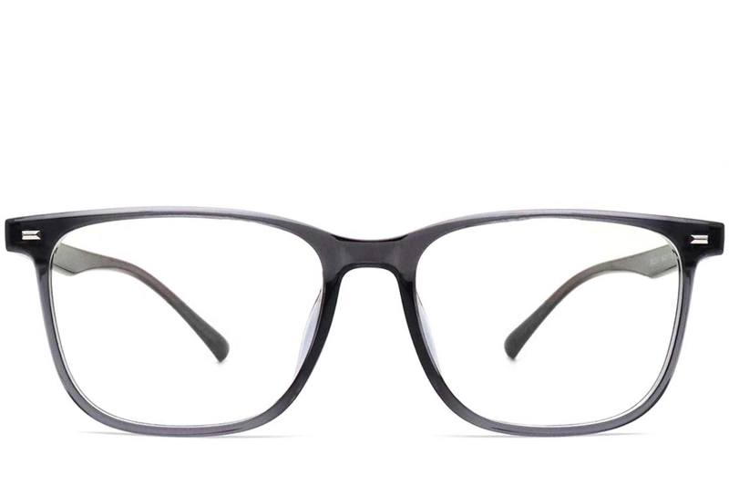 Rectangular Grey TR90 Glasses #BS0420-0051