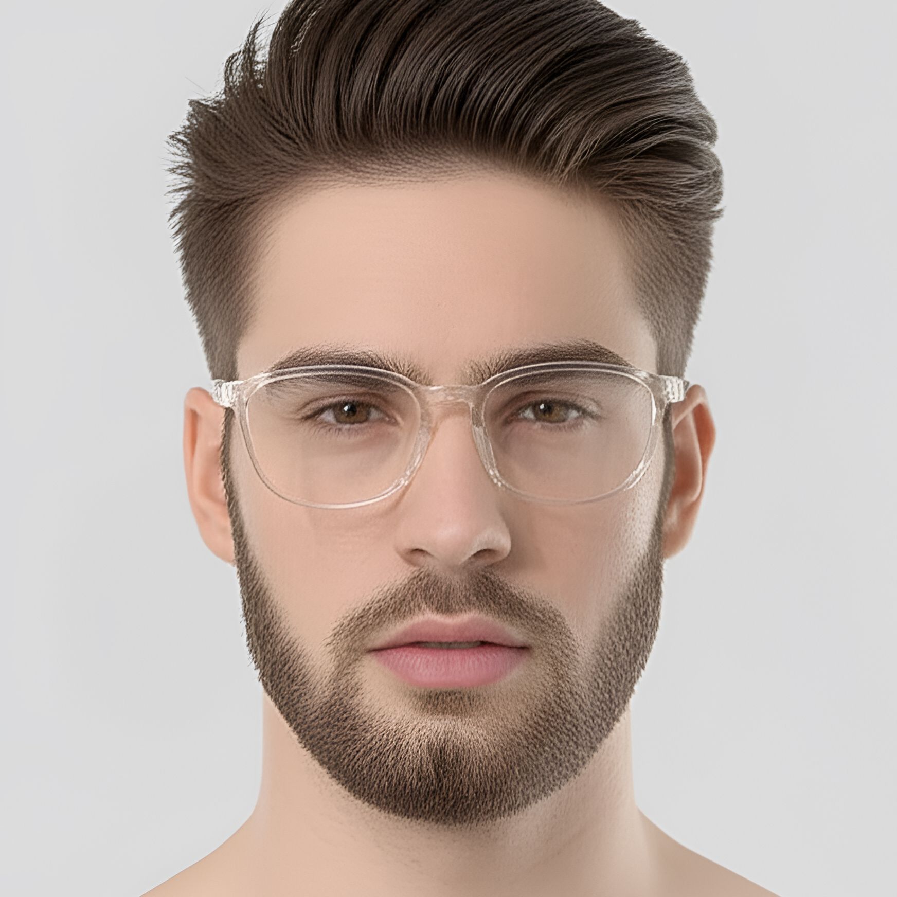 Rectangular Blue TR90 Glasses #BS0420-0056