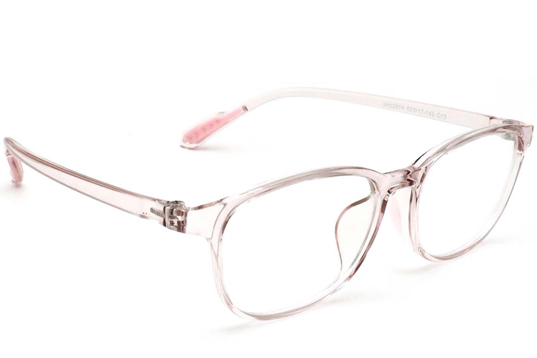 Gafas rectangulares TR90 rosas #BS0420-0057