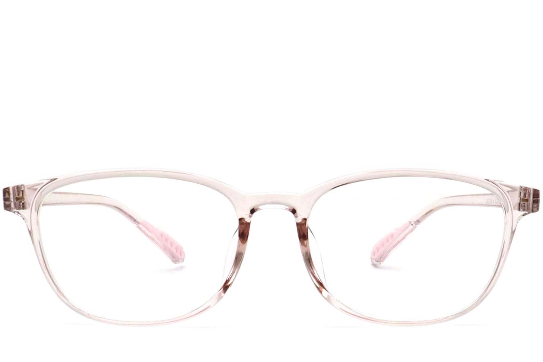 Gafas rectangulares TR90 rosas #BS0420-0057