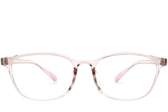 Rectangular Pink TR90 Glasses #BS0420-0057