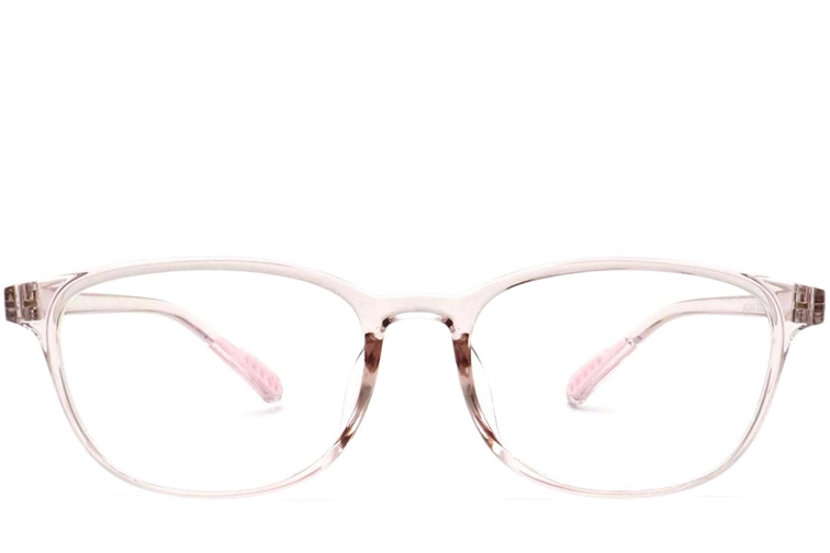 Rectangular Pink TR90 Glasses #BS0420-0057