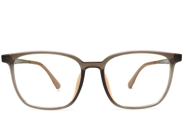 Occhiali rettangolari in TR90 marrone #BS0420-0059