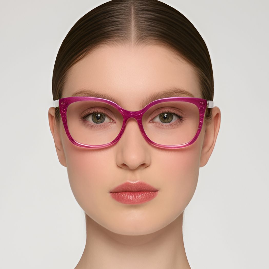Butterfly Purple Acetate Glasses #BS0420-0069