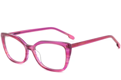 Lunettes papillon en acétate violet #BS0420-0069