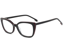 Butterfly Black Acetate Glasses #BS0420-0070