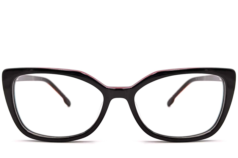 Butterfly Black Acetate Glasses #BS0420-0070