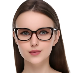 Butterfly Black Acetate Glasses #BS0420-0070