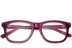 Rectangular Purple Acetate Glasses #BS0420-0076
