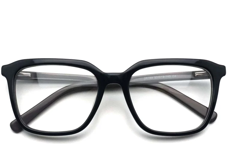 Bicchieri rettangolari in acetato grigio #BS0420-0088