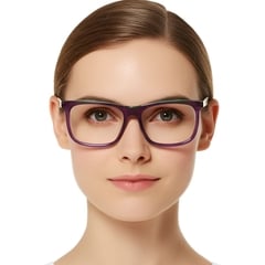 Rectangular Green Acetate Glasses #BS0420-0090