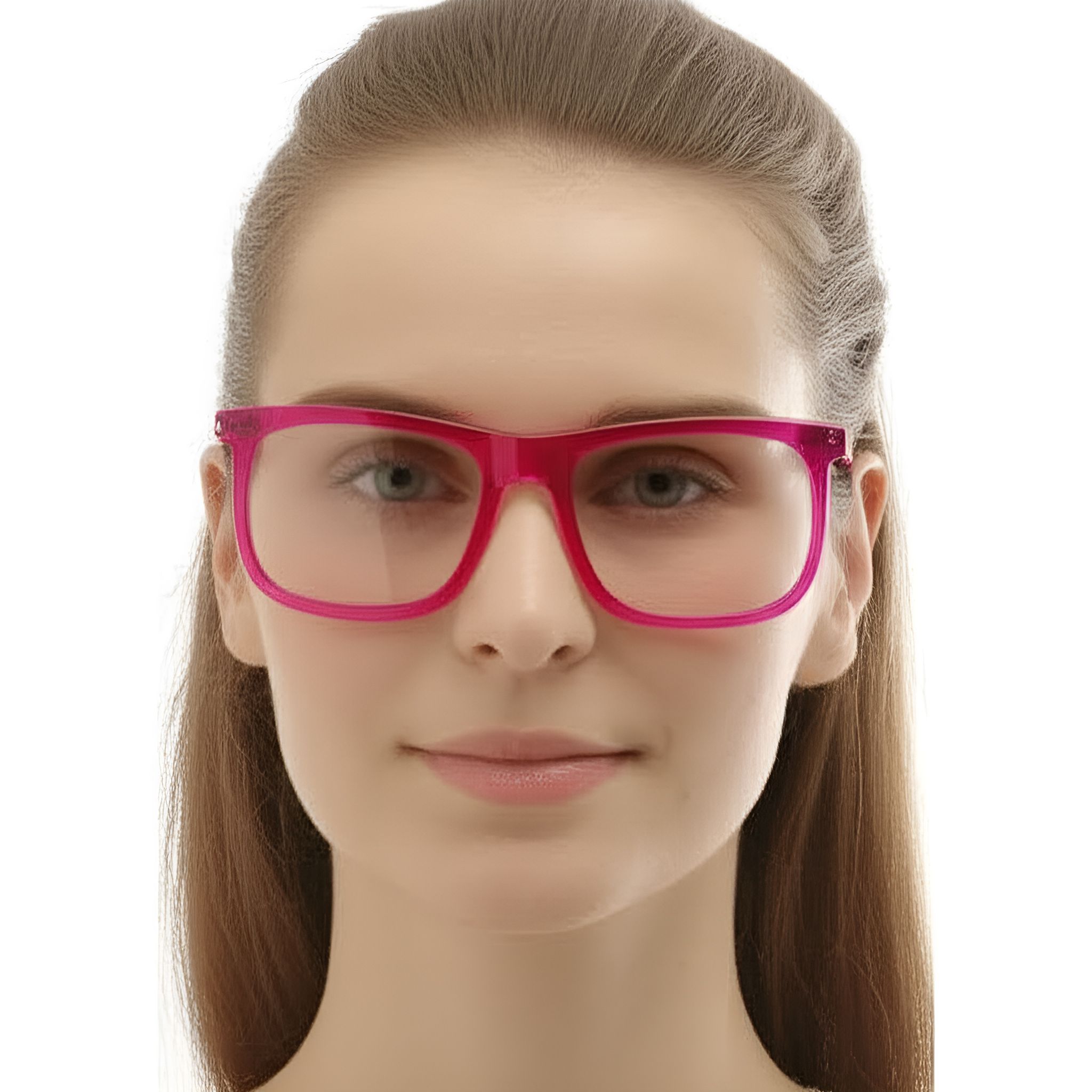 Rectangular Purple Acetate Glasses #BS0420-0091