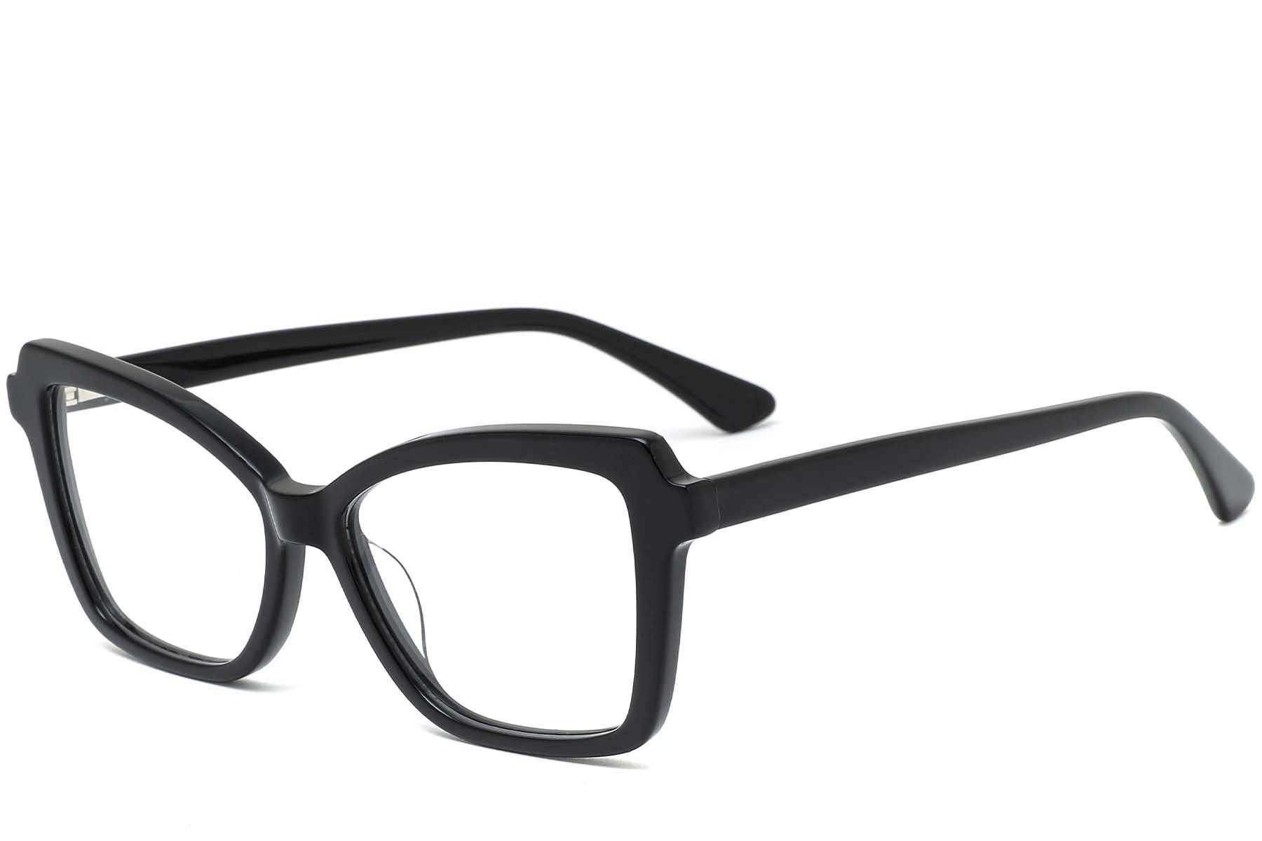 Butterfly Black Acetate Glasses #BS0420-0107