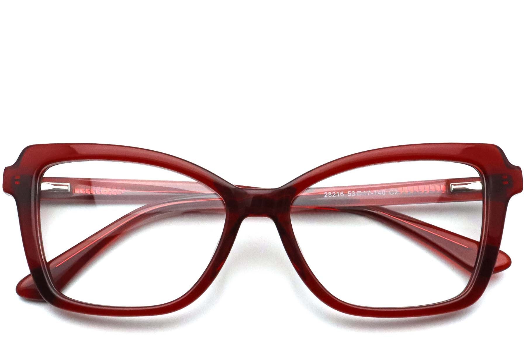Butterfly Red Acetate Glasses #BS0420-0108