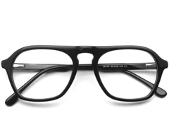 Aviator Black Acetate Glasses #BS0420-0119