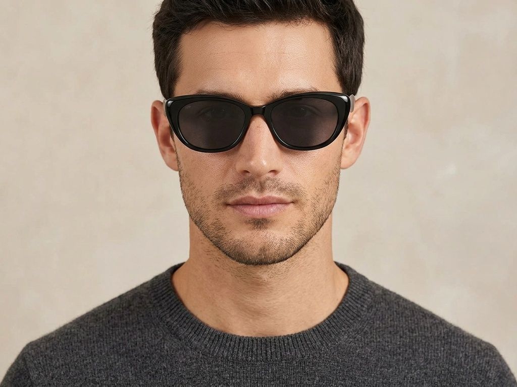 Butterfly Black Acetate Sunglasses #BS0420-0202