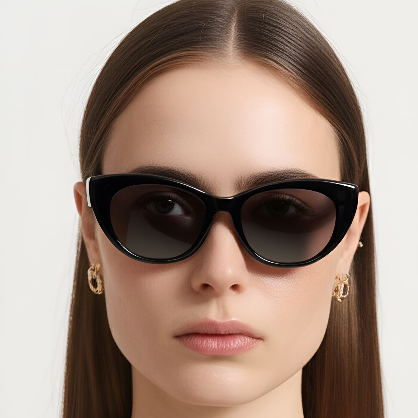 Butterfly Black Acetate Sunglasses #BS0420-0202