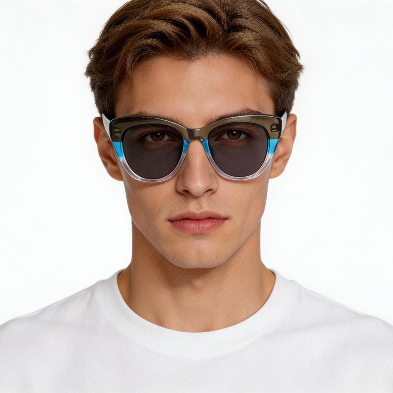 Butterfly Green Acetate Sunglasses #BS0420-0203