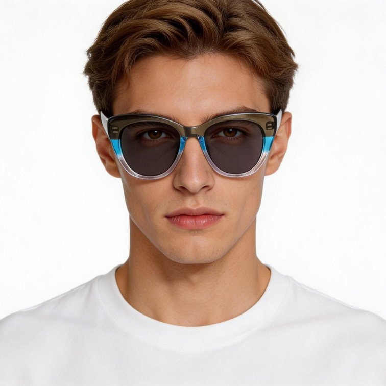 Butterfly Green Acetate Sunglasses #BS0420-0203