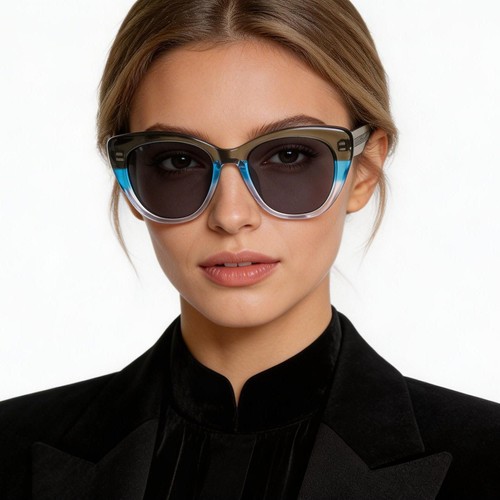 Butterfly Green Acetate Sunglasses #BS0420-0203