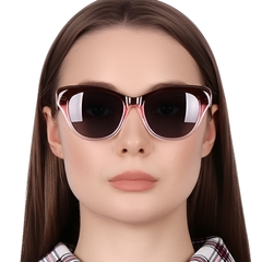 Butterfly Pattern Acetate Sunglasses #BS0420-0206