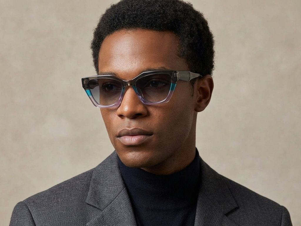Butterfly Green Acetate Sunglasses #BS0420-0213