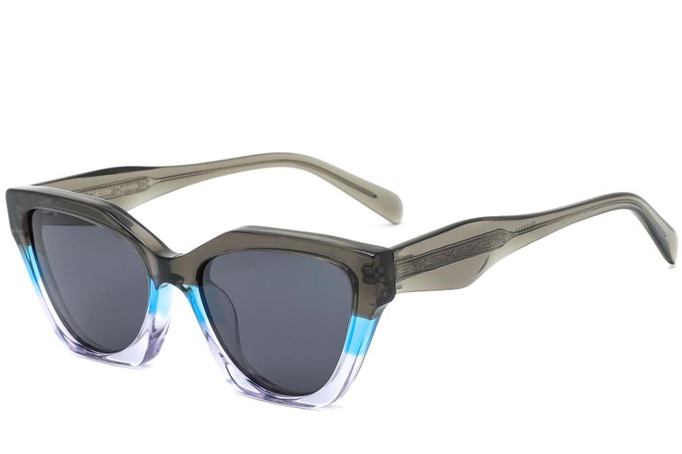 Gafas de sol de acetato verde mariposa #BS0420-0213