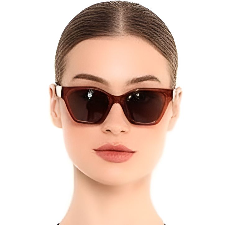 Butterfly Brown Acetate Sunglasses #BS0420-0214