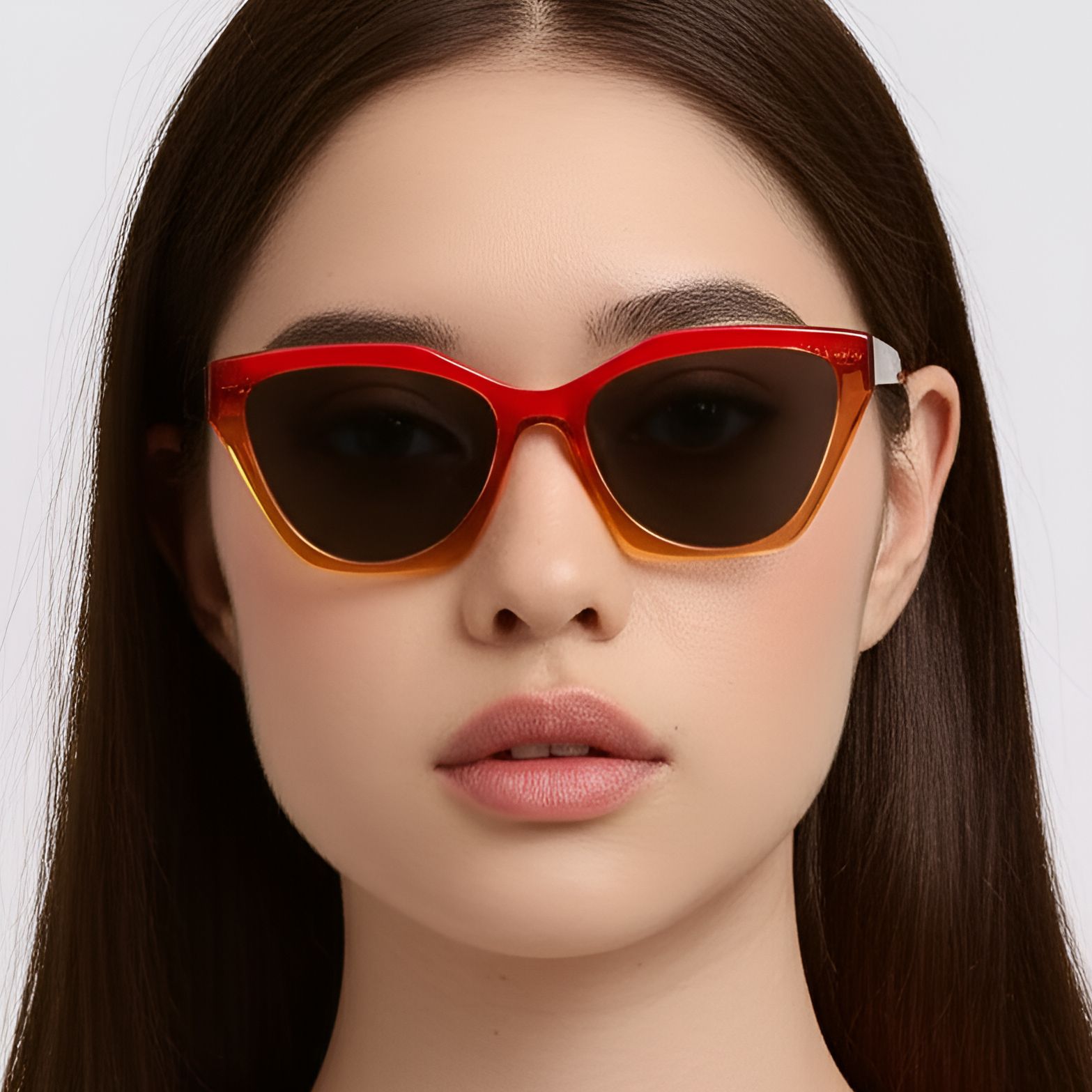 Butterfly Red Acetate Sunglasses #BS0420-0215