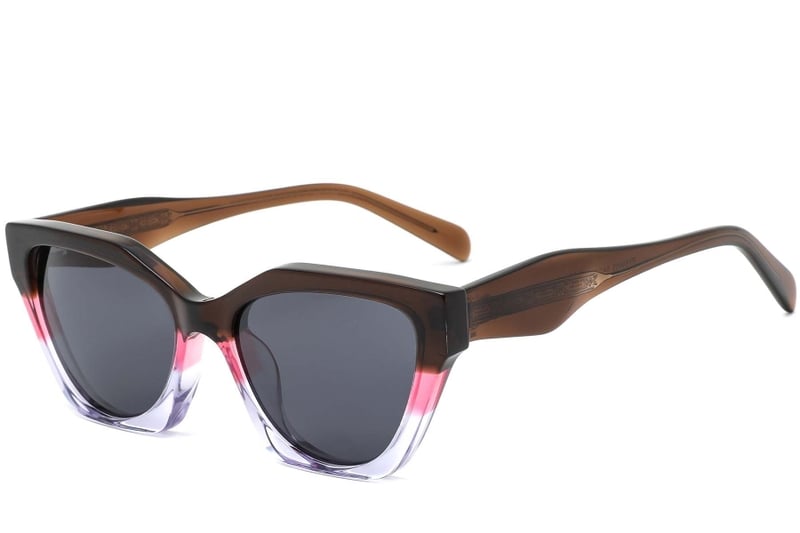 Butterfly Pattern Acetate Sunglasses #BS0420-0216