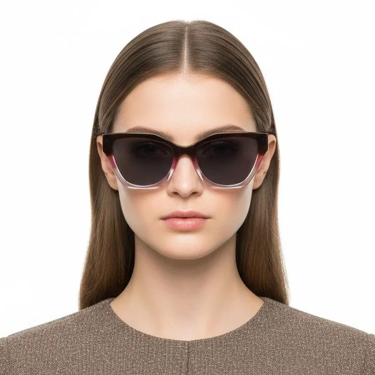 Lunettes de soleil en acétate à motif papillon #BS0420-0216