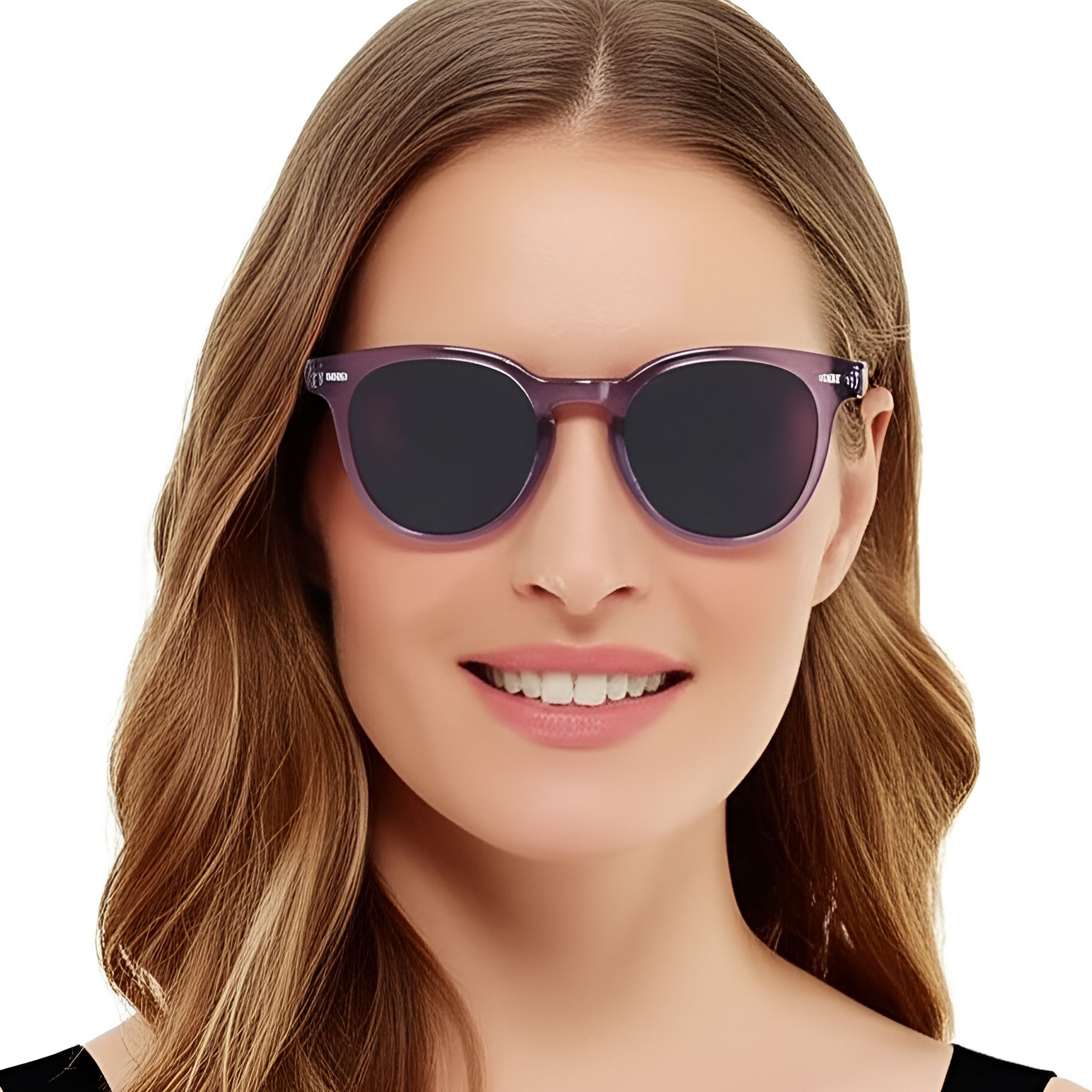 Round Purple Acetate Sunglasses #BS0420-0226