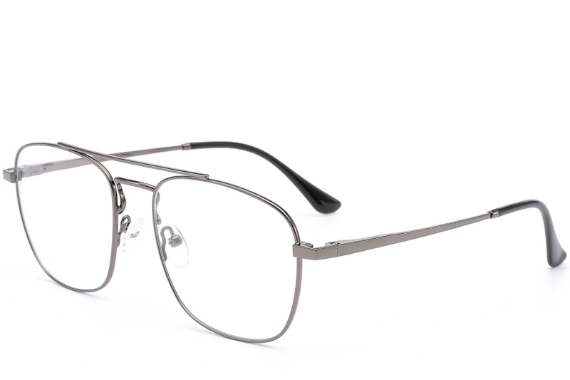 Aviator Black Metal Glasses #BS0420-0242