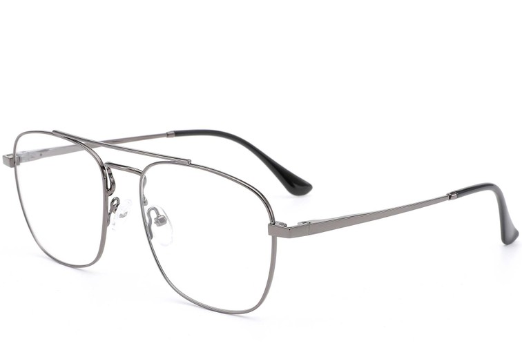 Lunettes aviateur noires en métal #BS0420-0242