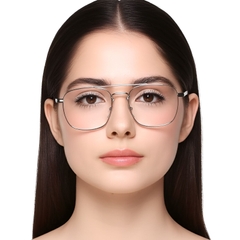 Aviator Black Metal Glasses #BS0420-0242