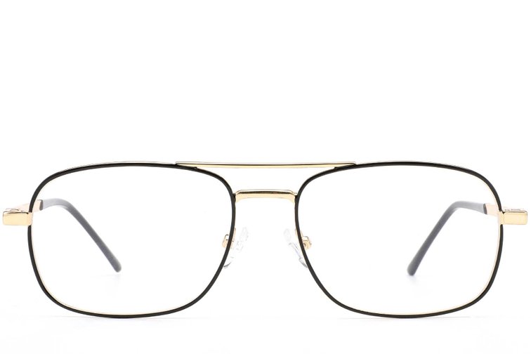 Aviator Golden Metal Glasses #BS0420-0259