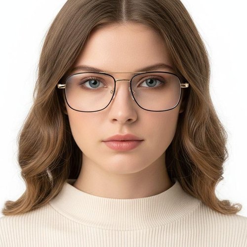 Lunettes aviateur en métal doré #BS0420-0259