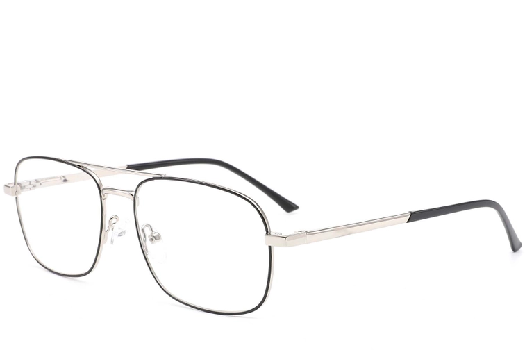 Aviator Silver Metal Glasses #BS0420-0260