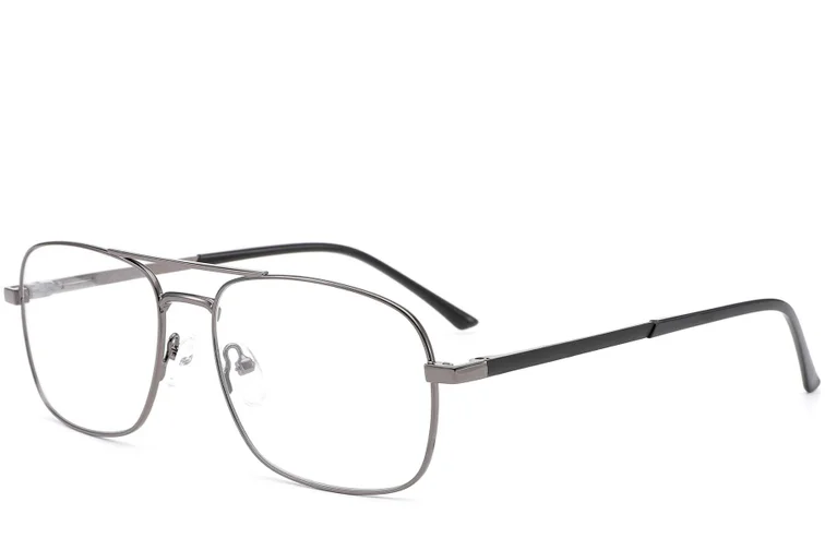 Lunettes aviateur en métal gris #BS0420-0261