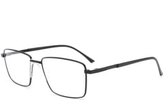 Rectangular Black Metal Glasses #BS0420-0270