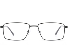 Rectangular Black Metal Glasses #BS0420-0274