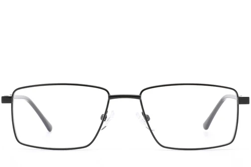 Rectangular Black Metal Glasses #BS0420-0274