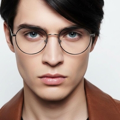 Round Silver Metal Glasses #BS0420-0276