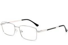 Rectangular Silver Metal Glasses #BS0420-0280