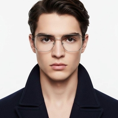 Geometric Silver Metal Glasses #BS0420-0288