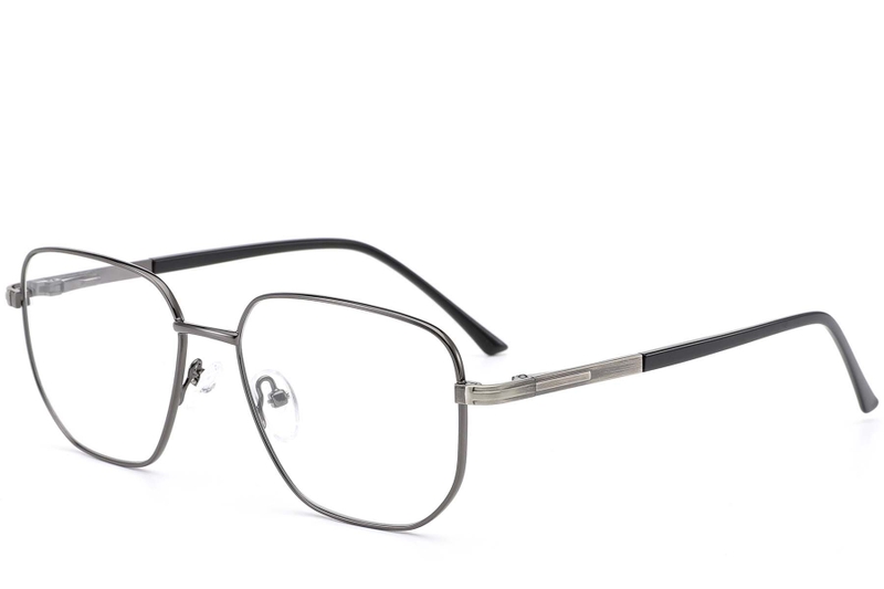 Geometric Grey Metal Glasses #BS0420-0289
