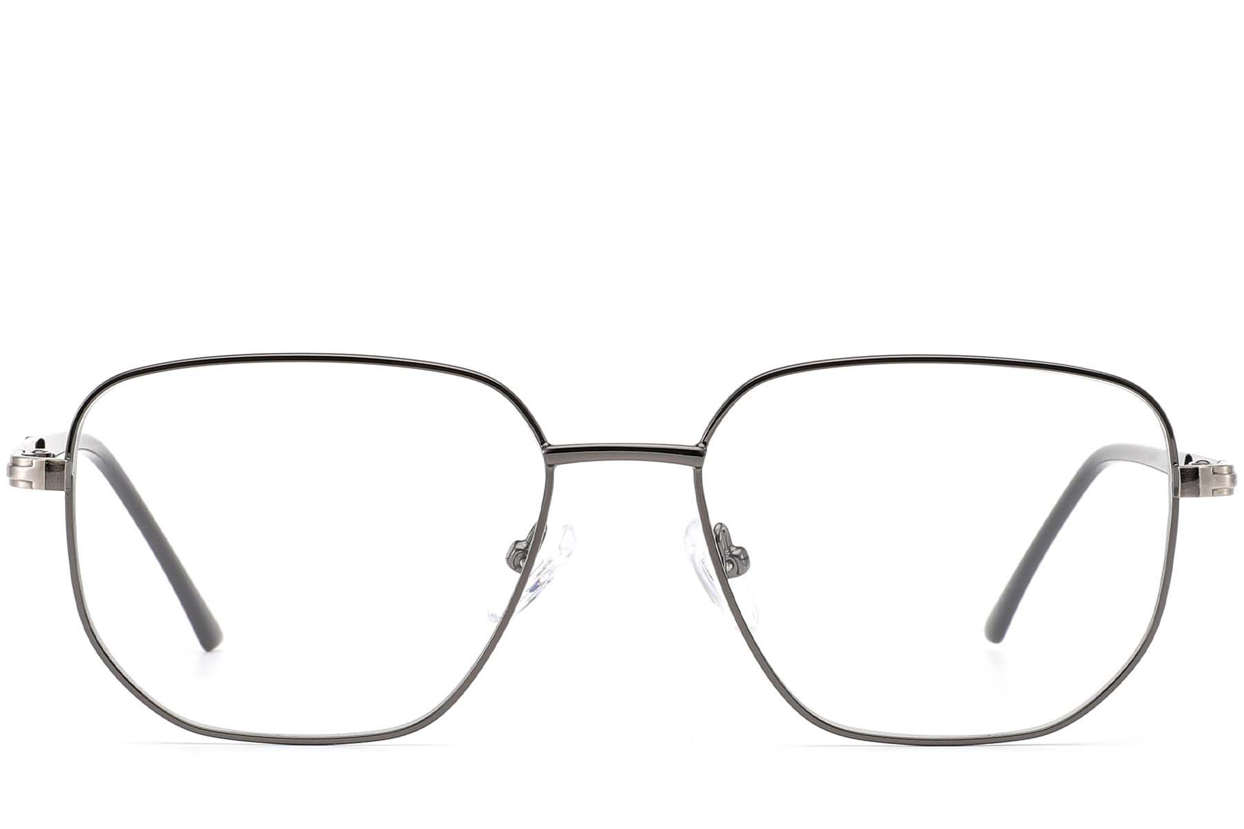 Geometric Grey Metal Glasses #BS0420-0289