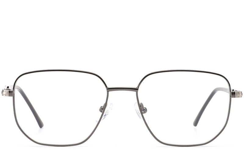 Geometric Grey Metal Glasses #BS0420-0289