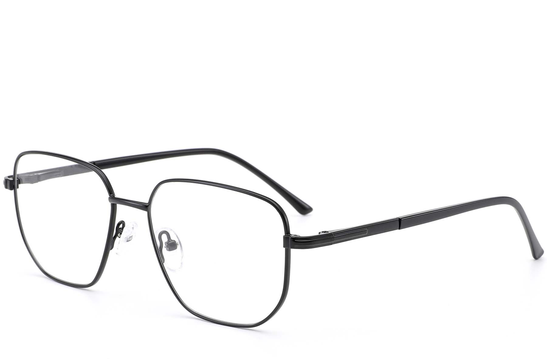 Geometric Black Metal Glasses #BS0420-0290
